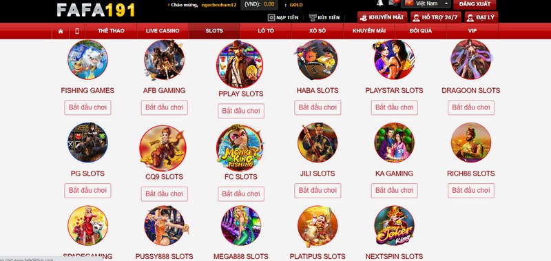 Sảnh quay hũ đang liên kết với nhiều ông hoàng trong giới slots đổi thưởng 