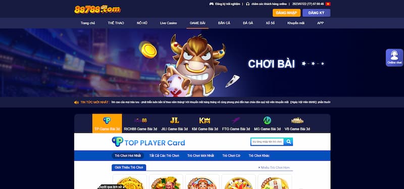 Những ưu điểm của nhà cái 88788