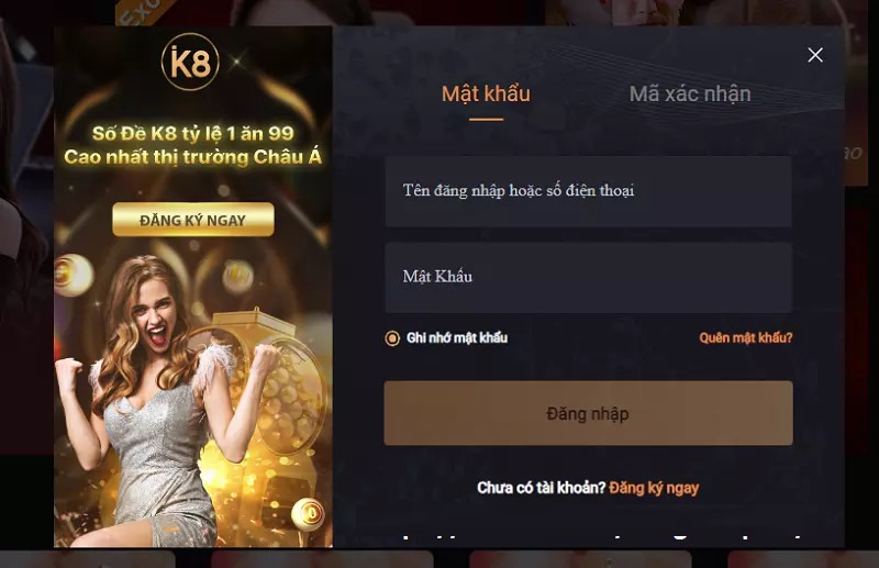 Đăng nhập ngay vào nhà cái để bắt đầu quá trình làm giàu